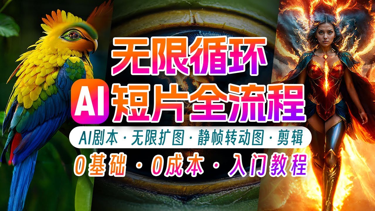 AI剪辑无限循环画面：新手轻松月入上万-生财有术官方网站