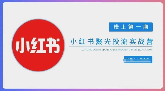 小红书聚光陪跑第一期，教你从0到1玩转小红书聚光投流，搭建小红书付费投流团队，更快的见到效果-生财有术官方网站