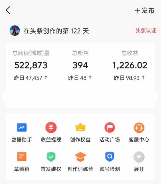图片[2]-头条号托管躺赚项目，长期稳定，可做五年，每天十分钟，收益几百块-生财有术官方网站