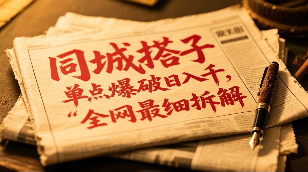同城搭子群19.9单点爆破日入千，搭子组局月入万，全网最细拆解-生财有术官方网站